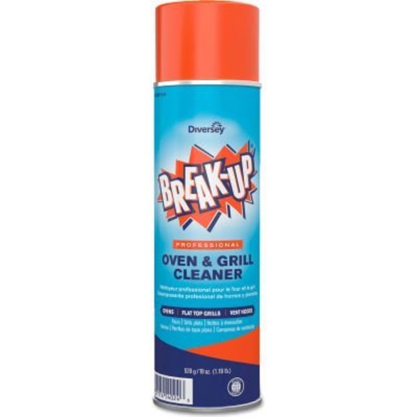 Johnson Diversey Consumer Brands Diversey Break-Up Oven & Grill Cleaner, 19 oz. Aerosol Can, 6 Cans - CBD991206 DRK 91206